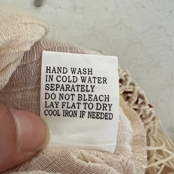 Kontrol Contemporary Vest Womens Open Front Top Size M Granny Square Trim - Picture 9 of 10